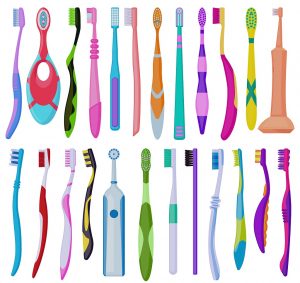 Toothbrush Cartoon Vector Set